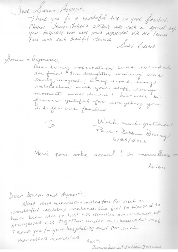 1306_Jen_Jul_testimonial_Chateau de Varennes guestbook_598x846